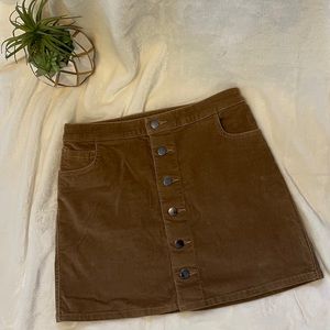 Express Corduroy Mini Skirt